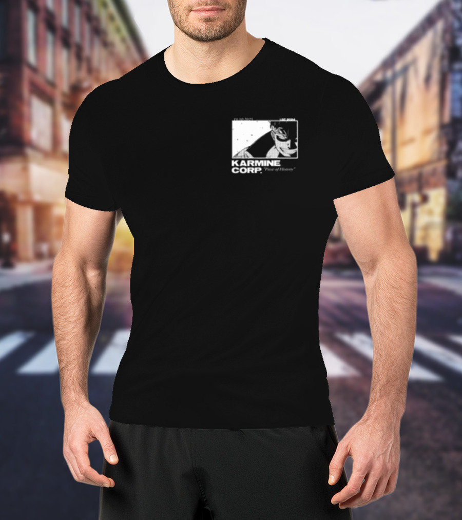 Karmine Corp Piece Of History Manga Style Character Sketch T-Shirt