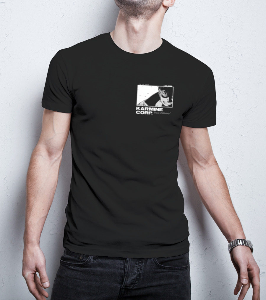 Karmine Corp Piece Of History Manga Style Character Sketch T-Shirt