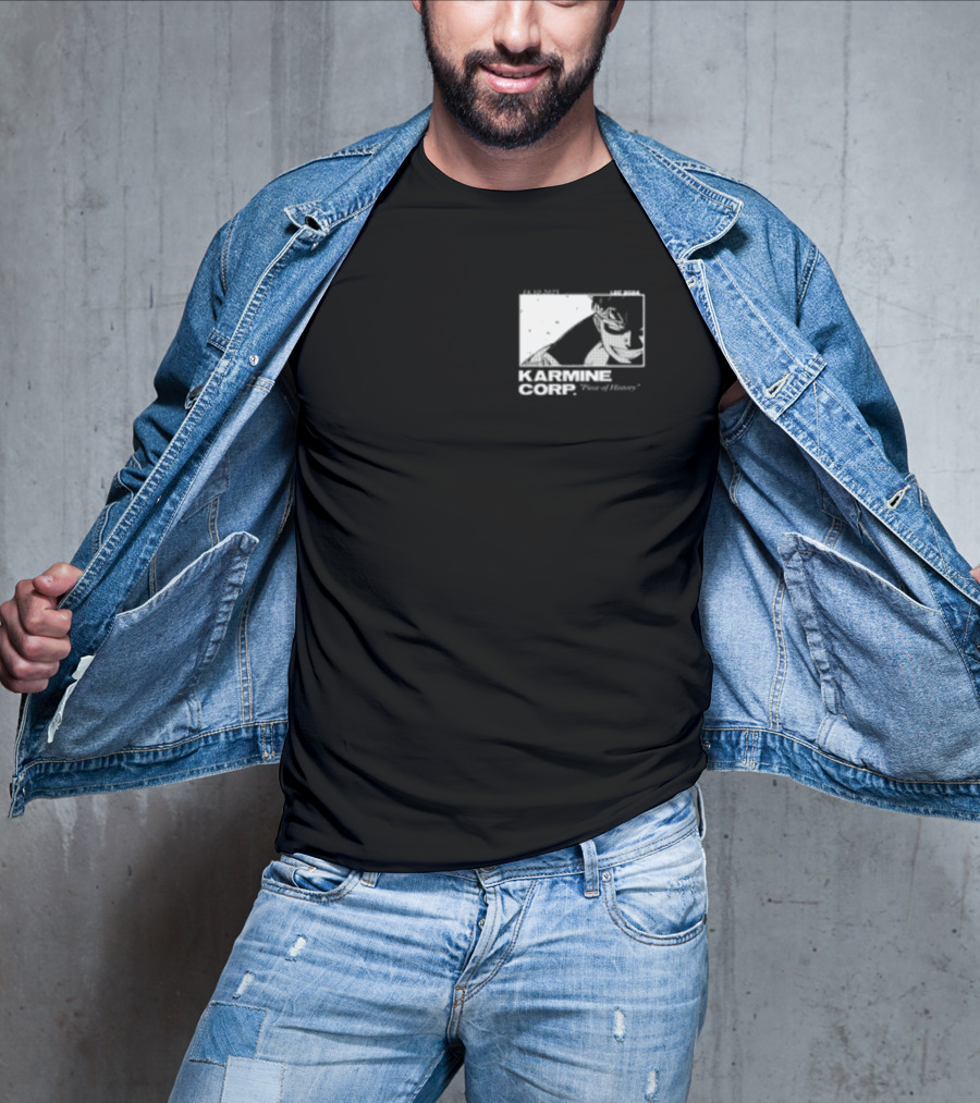 Karmine Corp Piece Of History Manga Style Character Sketch T-Shirt