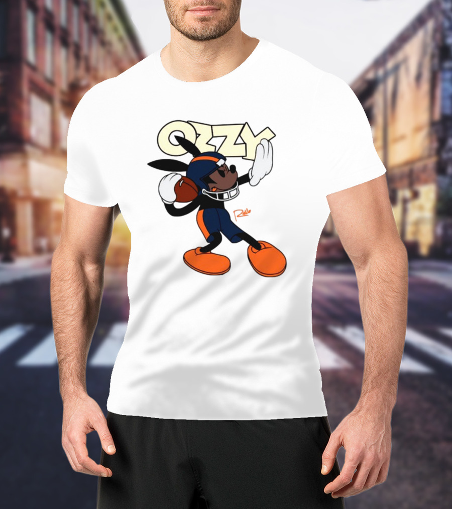Ozzy Chicago Over Everything X Rello Football Player T-Shirt