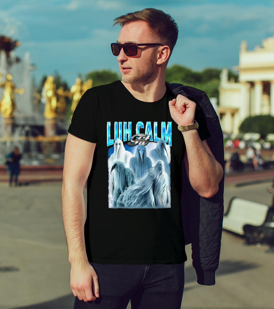 Notsafeforwear Luh Calm Fit Ice Phantom Figures T-Shirt