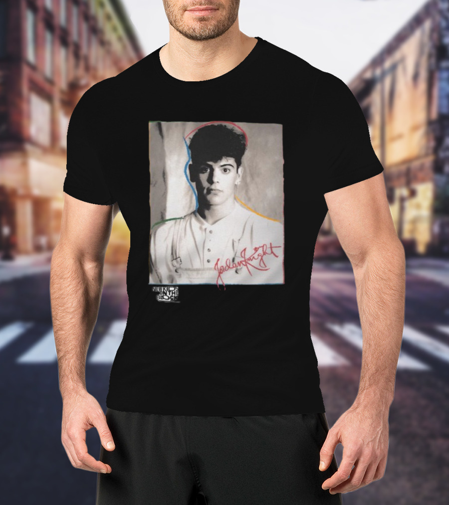 Jordan Knight Vintage Photo New Kids On The Block T-Shirt