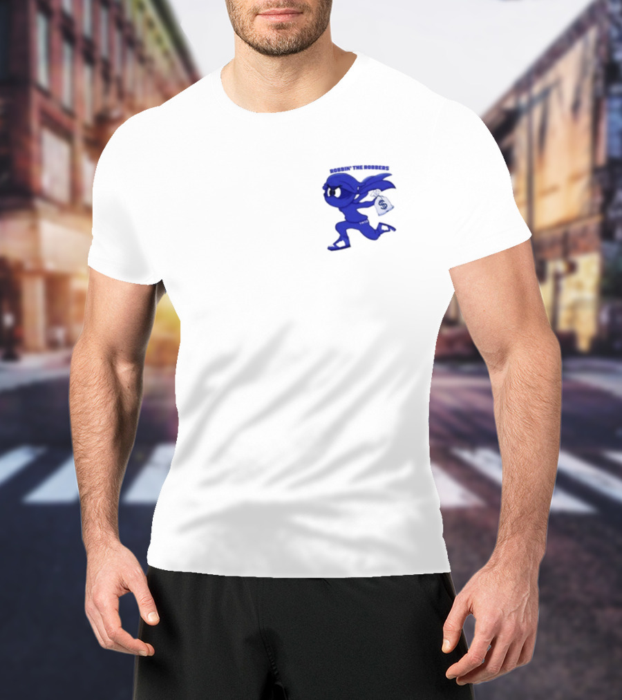Bigdawgbanna Sneaky Ninja Robbin' The Robbers T-Shirt