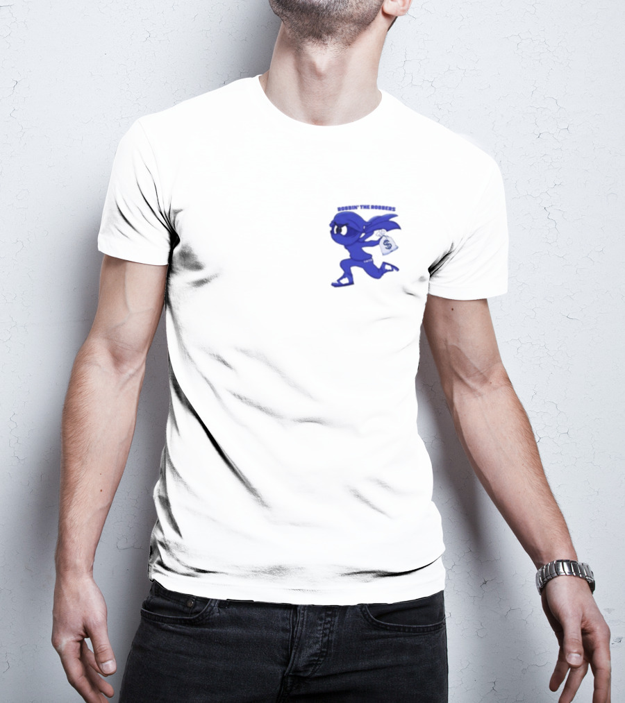 Bigdawgbanna Sneaky Ninja Robbin' The Robbers T-Shirt