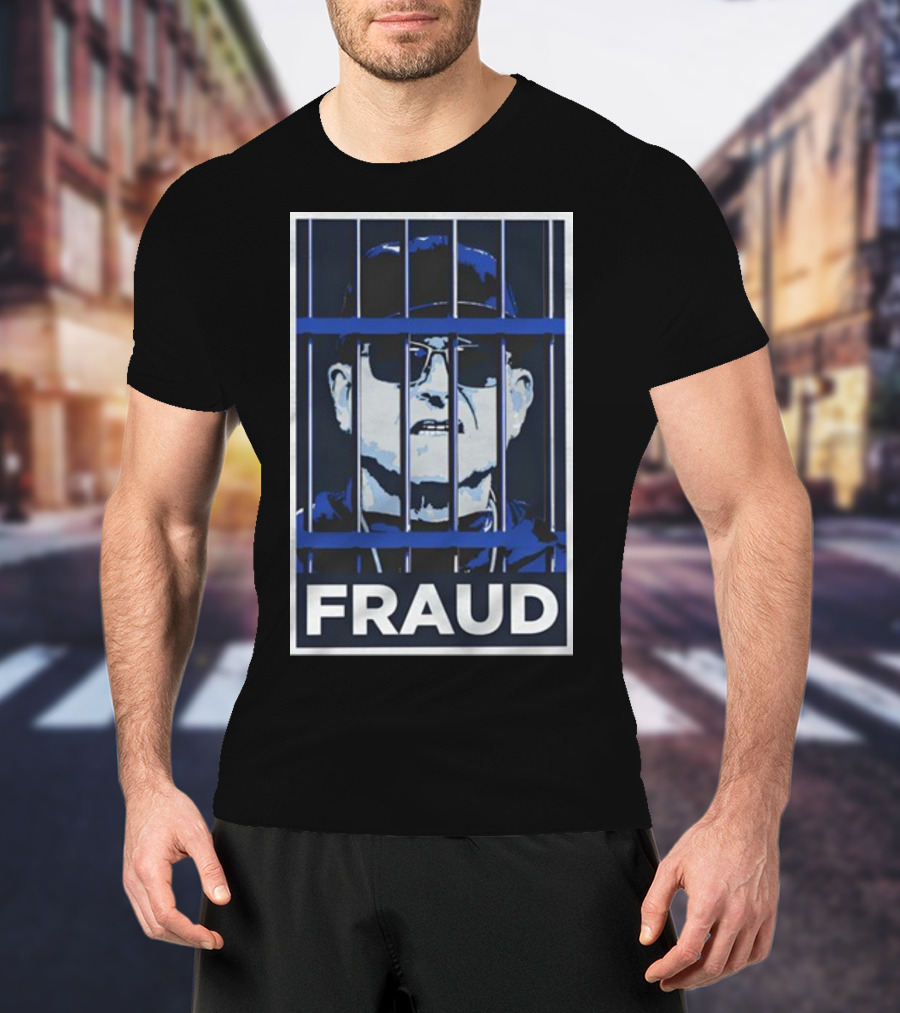 Harbaugh Behind Bars Fraud T-Shirt