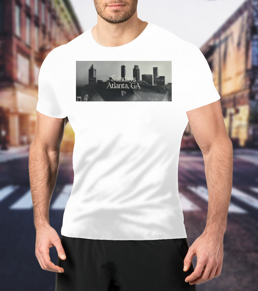 Dorlandoajc Atlanta GA Sundays Skyline Falcons Football T-Shirt