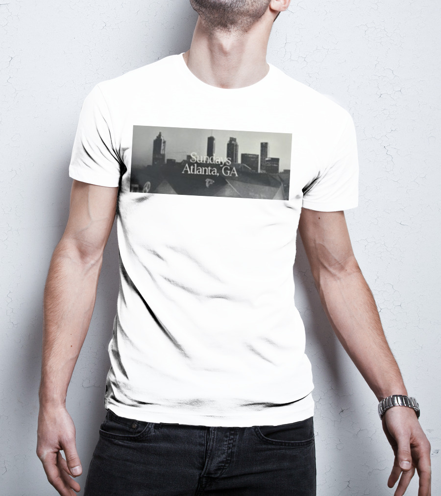 Dorlandoajc Atlanta GA Sundays Skyline Falcons Football T-Shirt