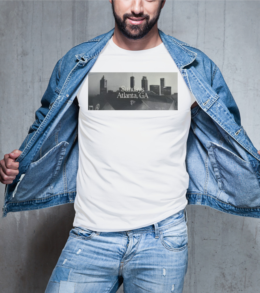 Dorlandoajc Atlanta GA Sundays Skyline Falcons Football T-Shirt
