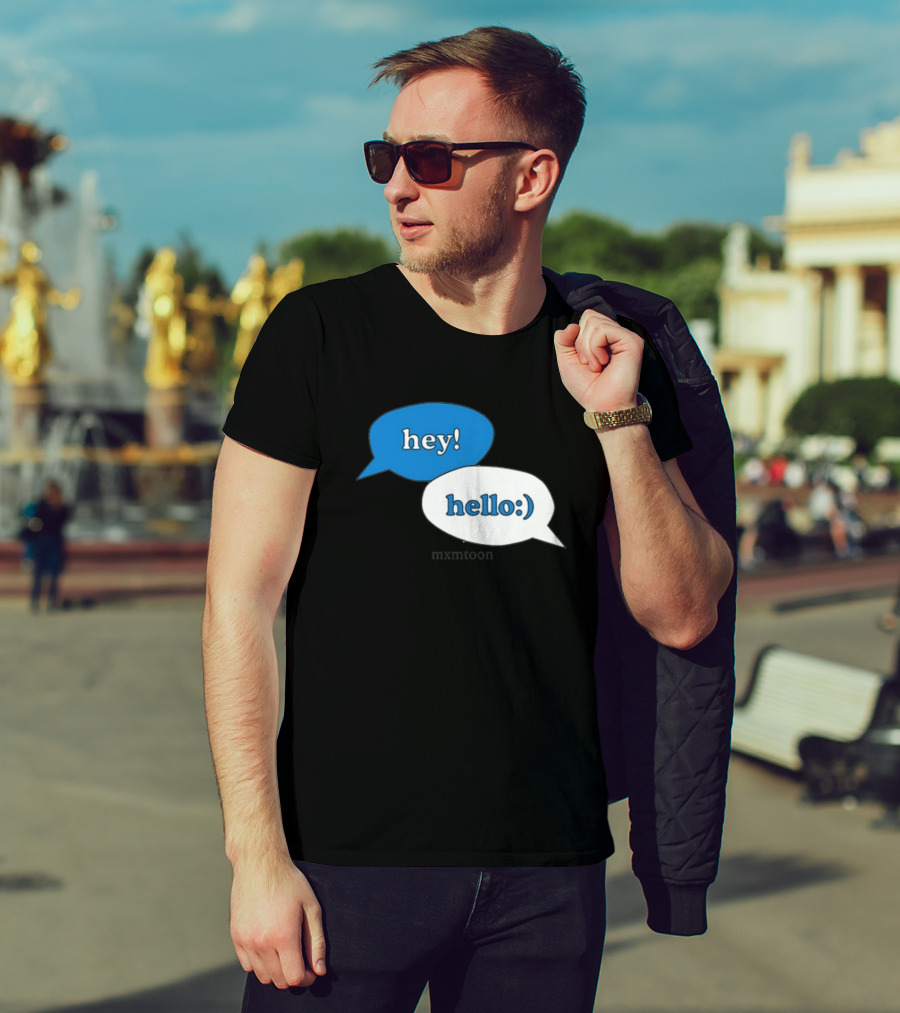Hey Hello:) Mxmtoon Speech Bubbles T-Shirt