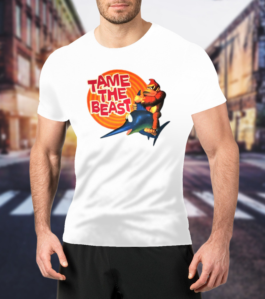 Donkey Kong Country SNES Tame The Beast Promo T-Shirt