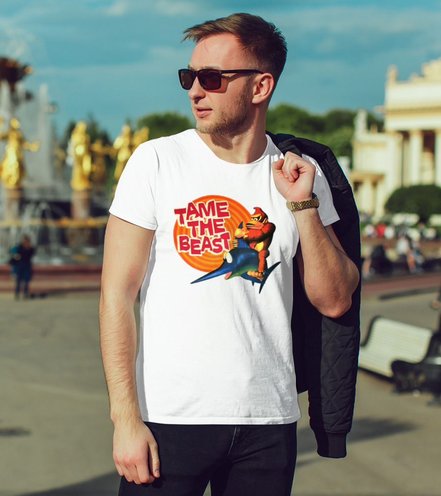 Donkey Kong Country SNES Tame The Beast Promo T-Shirt