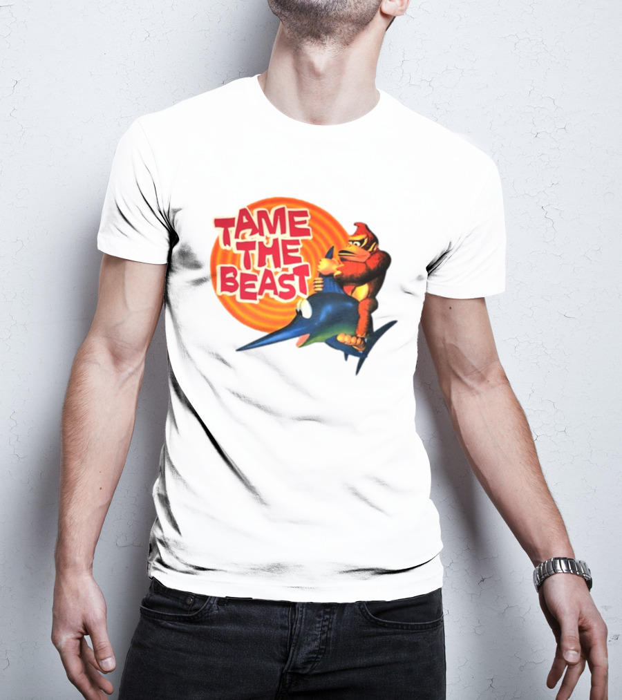 Donkey Kong Country SNES Tame The Beast Promo T-Shirt
