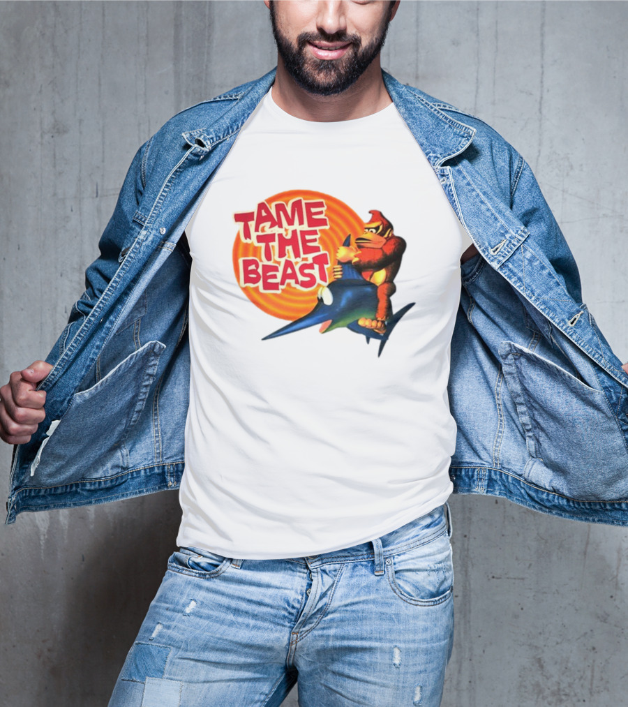 Donkey Kong Country SNES Tame The Beast Promo T-Shirt