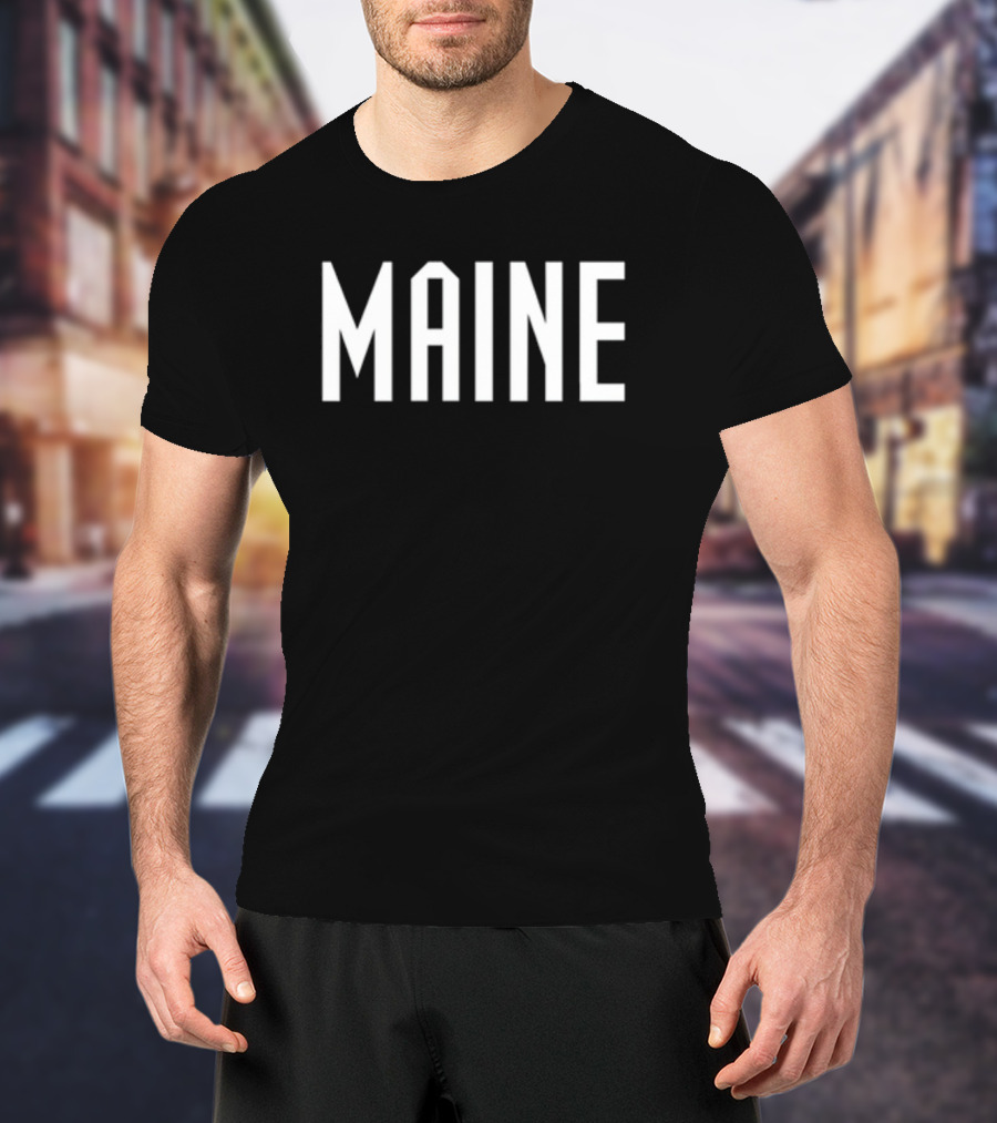 Boston Representing Maine Warmup T-Shirt