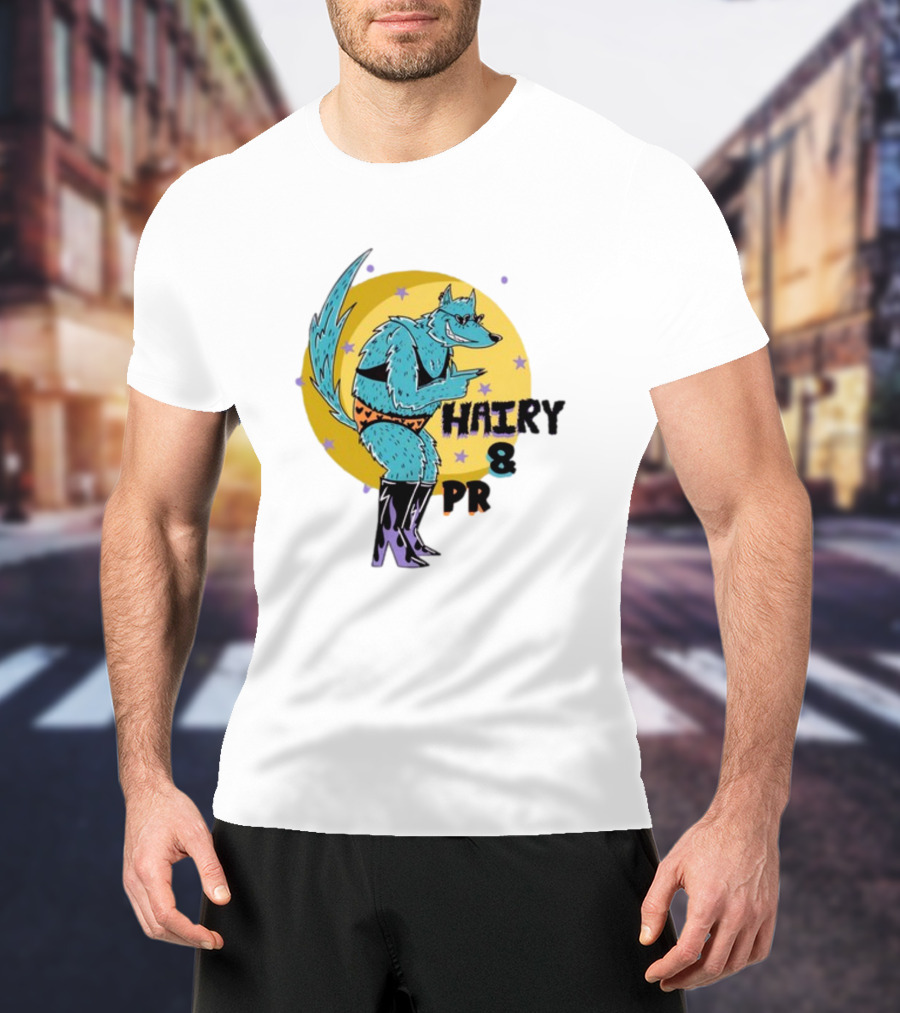 Hairy And Proud Moonlit Werewolf T-Shirt