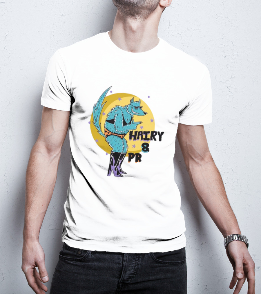 Hairy And Proud Moonlit Werewolf T-Shirt