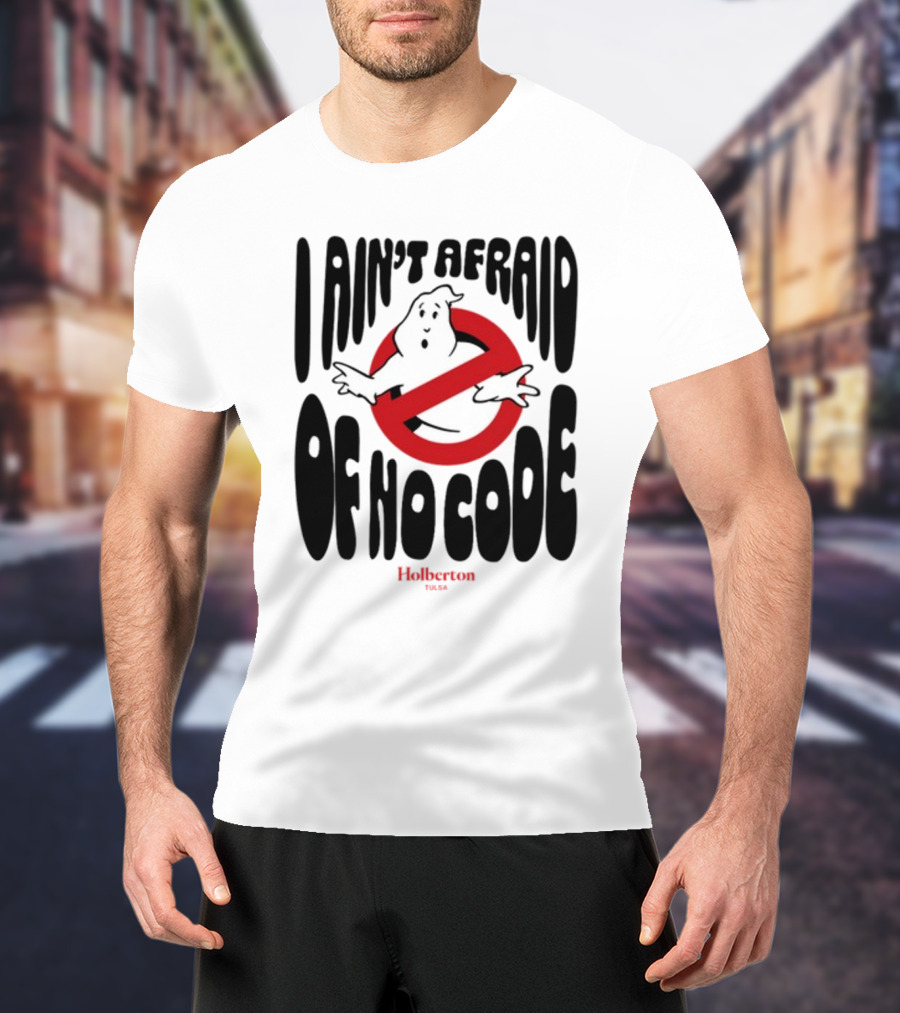 I Ain't Afraid Of No Code Julien Barbier Holberton Ghostbusters T-Shirt