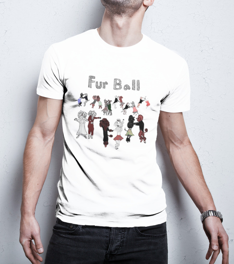 Fur Ball Dancing Animals Party T-Shirt