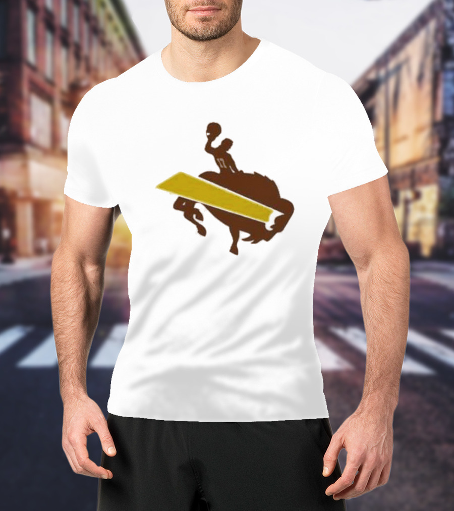 Josh Allen Buffalo Bills Wyoming Cowboys Football T-Shirt