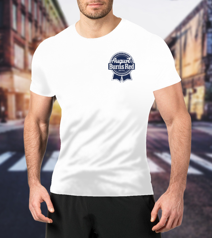 August Burns Red Beer Can Design White T-Shirt