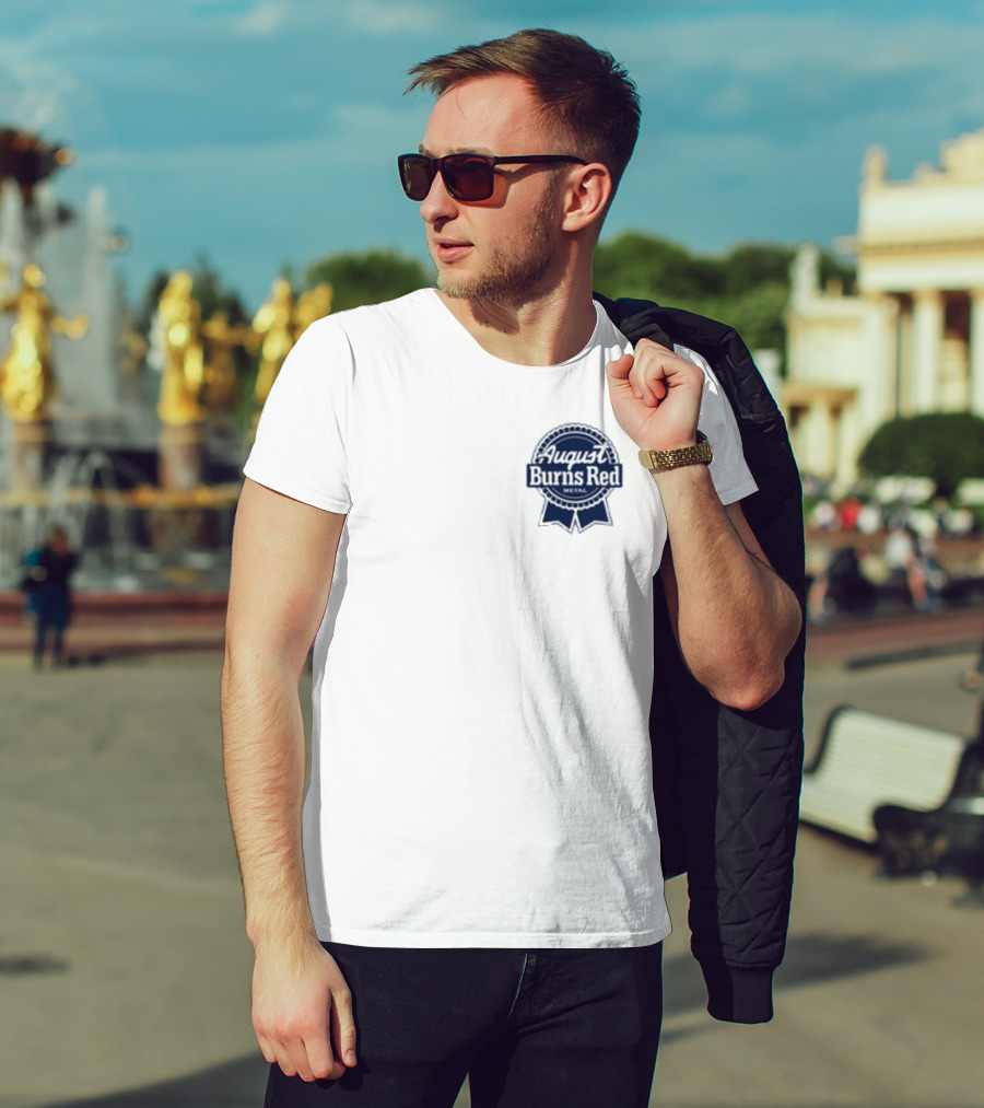 August Burns Red Beer Can Design White T-Shirt