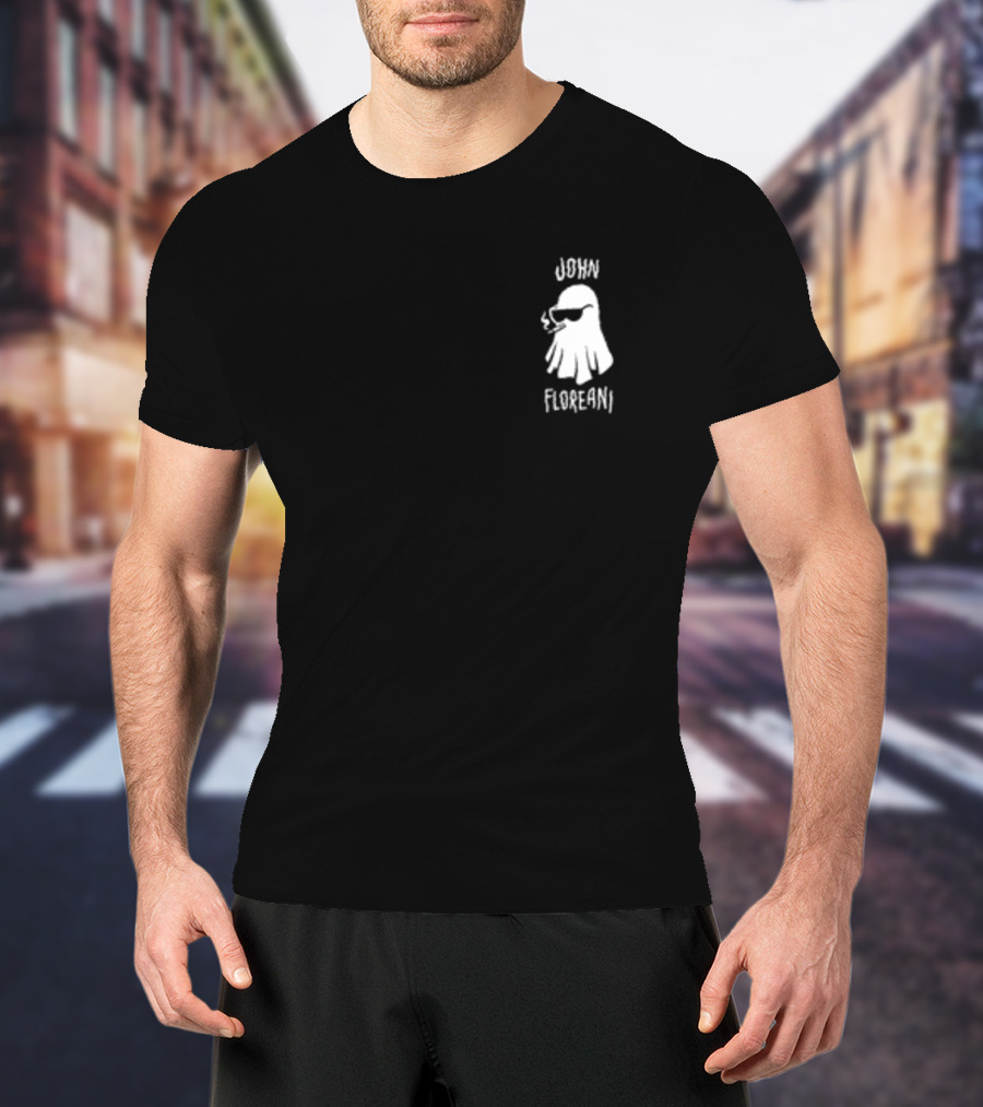 John Floreani Smoking Ghost In Sunglasses T-Shirt