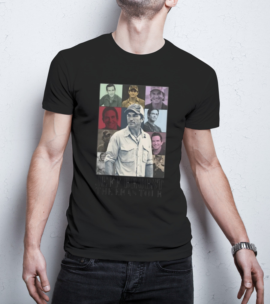 Jeff Probst The Eras Tour Multicolor Photo Collage T-Shirt