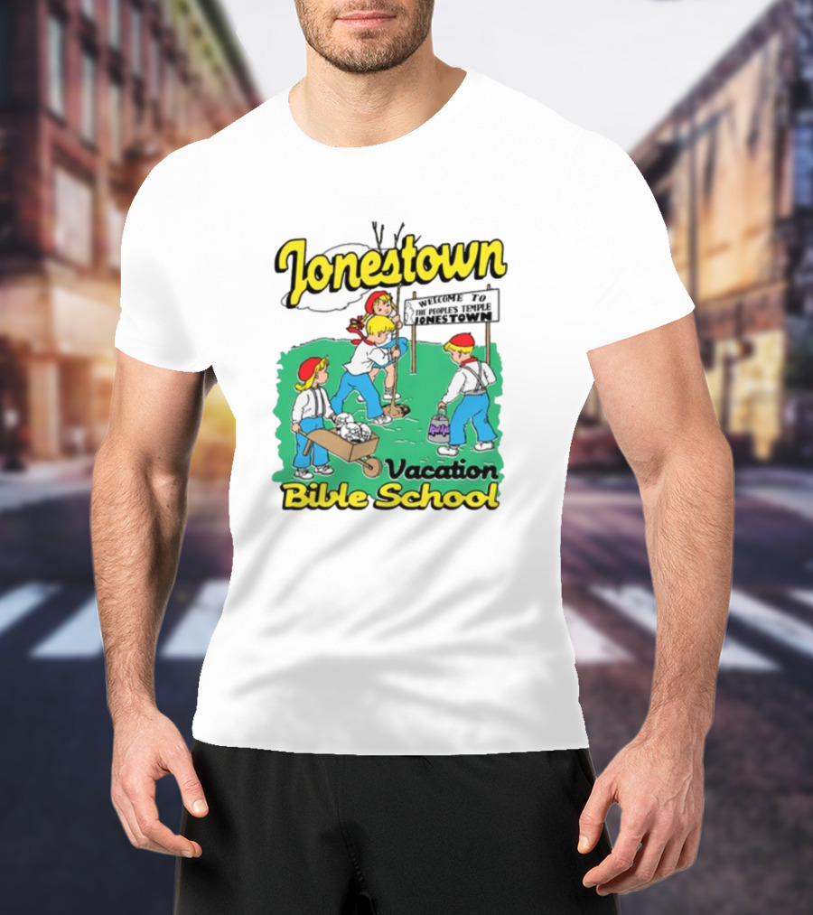 Jonestown Welcome To The People's Temple Vacation Bible School T-Shirt