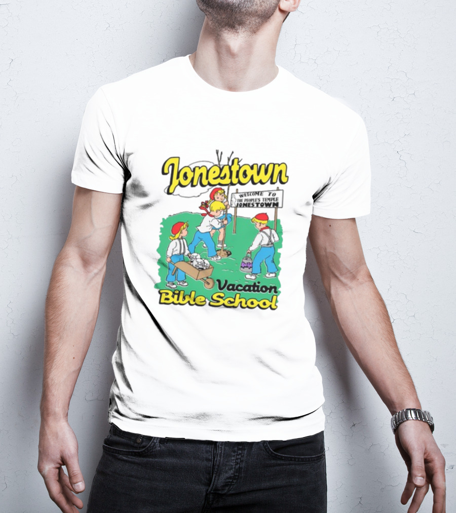 Jonestown Welcome To The People's Temple Vacation Bible School T-Shirt