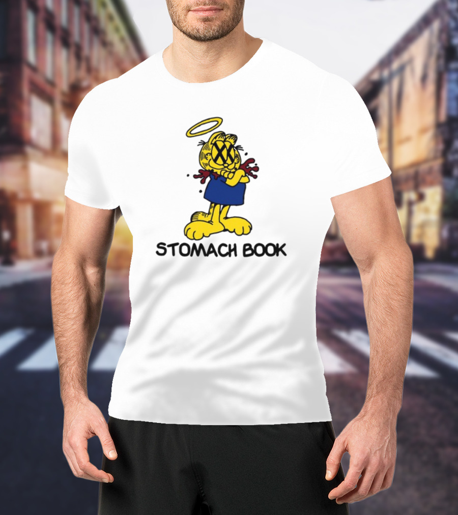 STOMACH BOOK Halo X Eyes Feline T-Shirt