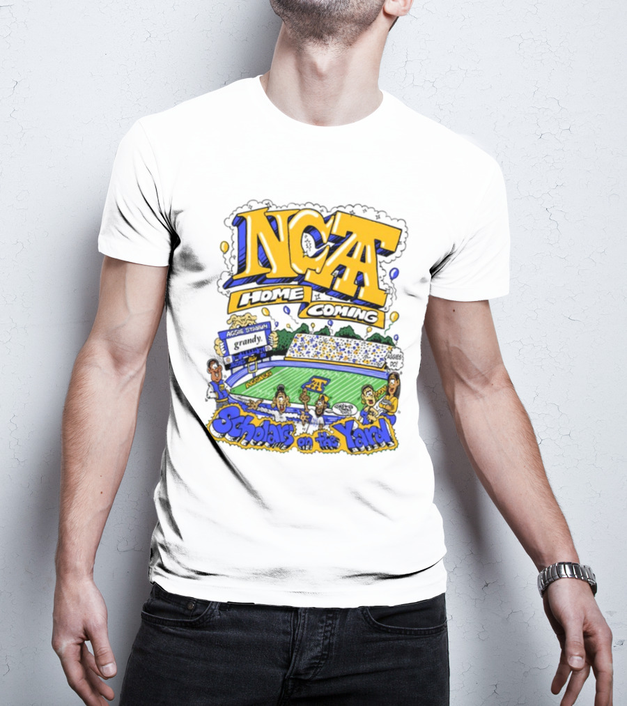 NCA&T Homecoming Scholars On The Yard GHOE Aggie Stadium T-Shirt