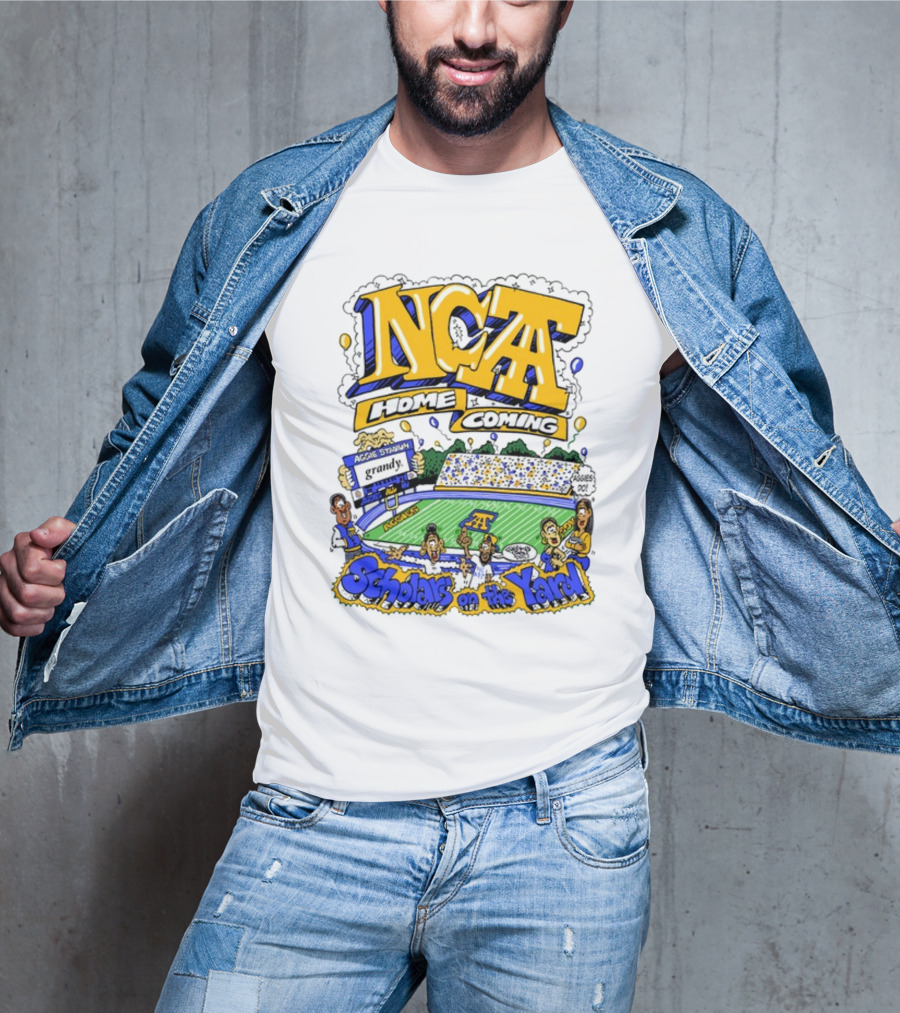 NCA&T Homecoming Scholars On The Yard GHOE Aggie Stadium T-Shirt
