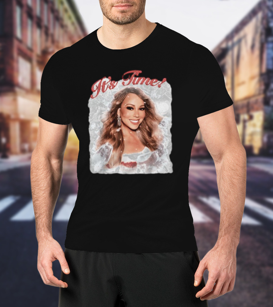 Mariah Carey It's Time Festive Winter T-Shirt