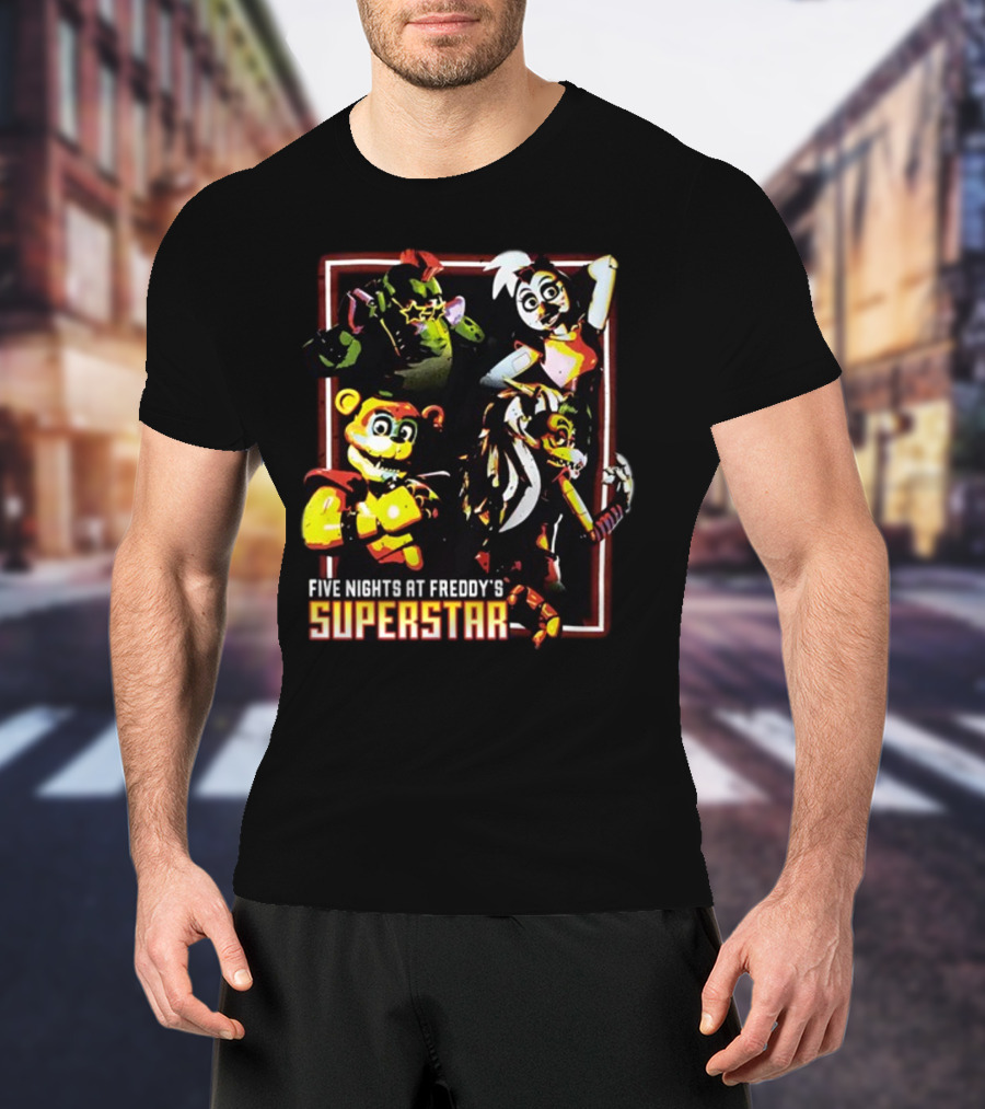 Five Nights At Freddy's Superstar Characters T-Shirt