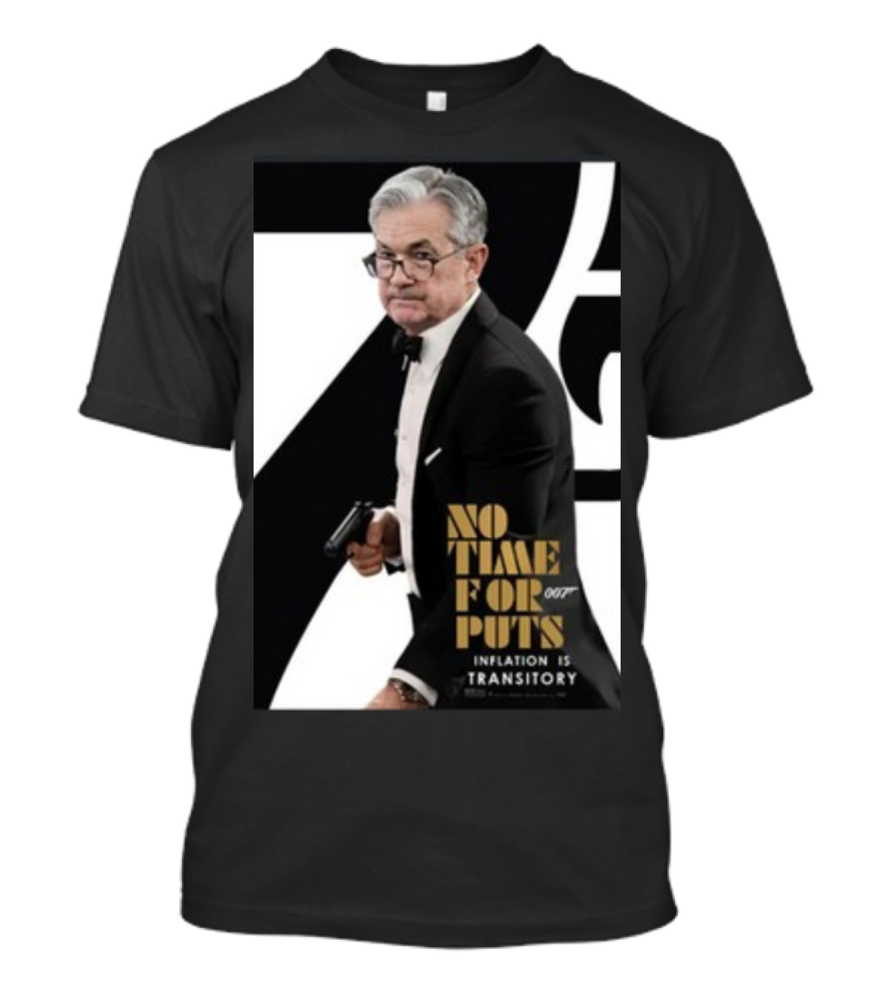 No Time For Puts 007 Inflation Is Transitory James Bond T-Shirt