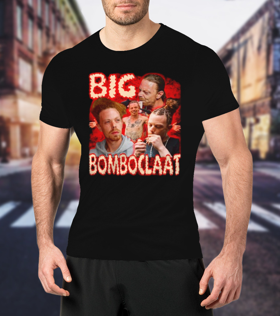 BIG BOMBOCLAAT Red Flair And Intense Expressions T-Shirt