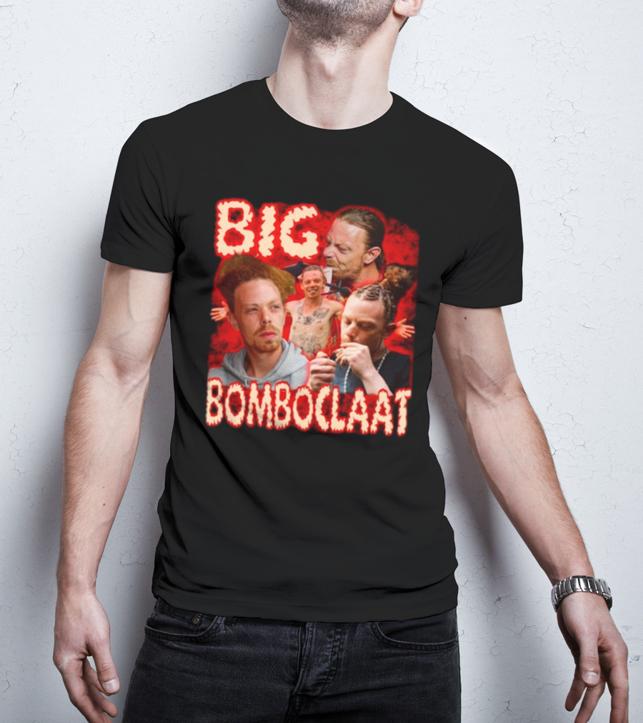 BIG BOMBOCLAAT Red Flair And Intense Expressions T-Shirt