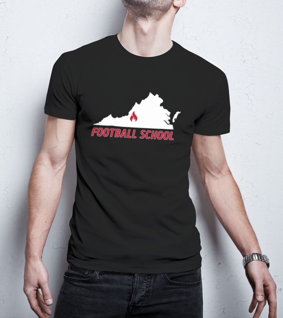 Virginia Fire Football School T-Shirt