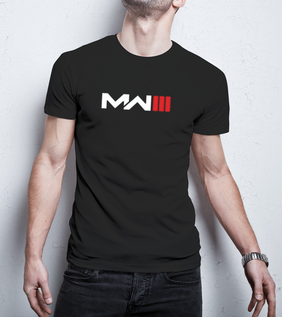 Deaf David MWIII Bold White T-Shirt
