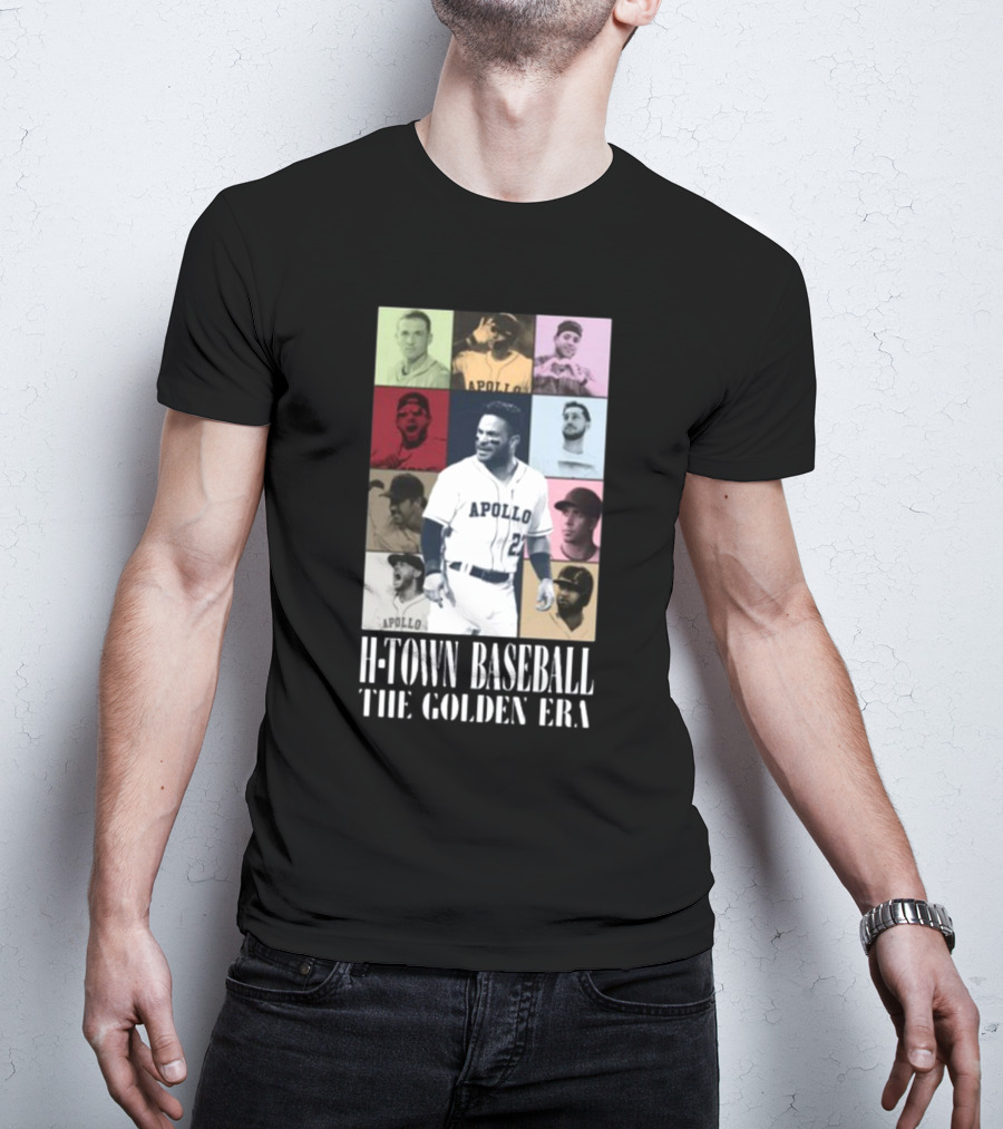 Apollohou H-Town Baseball The Golden Era Apollo Collection T-Shirt