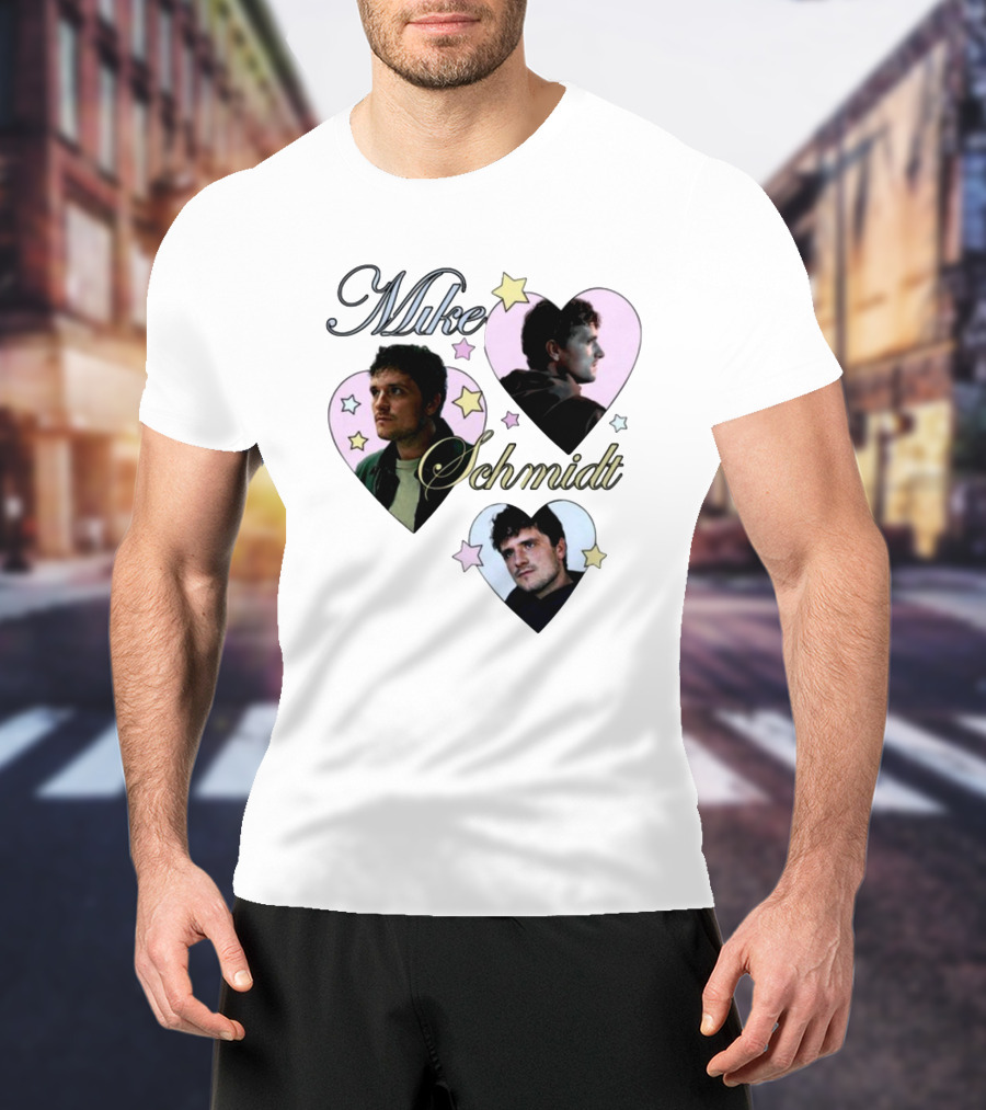 Mike Schmidt Mustardyard Press Shop Stars Hearts T-Shirt