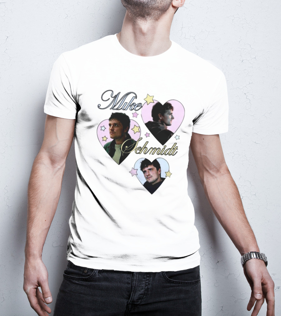 Mike Schmidt Mustardyard Press Shop Stars Hearts T-Shirt