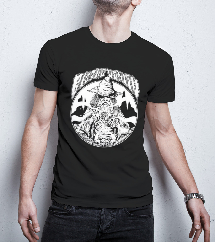 Rawpaw Astro Vonish Wizard Skeleton Pyramids T-Shirt