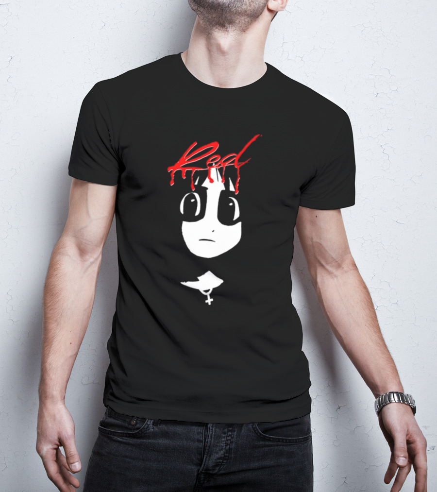 Red Volume One Number One 915 Manga Style Grunge T-Shirt
