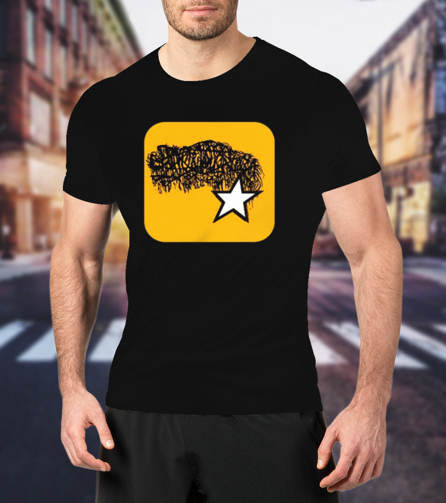 Sanguisugabogg Boggstar Scribble Hair With Star T-Shirt