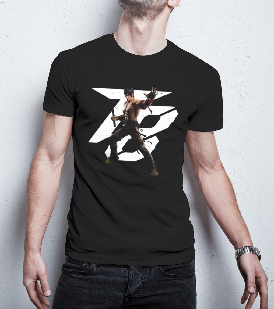 Tekken 8 Law Character Art With Iconic T-Shirt