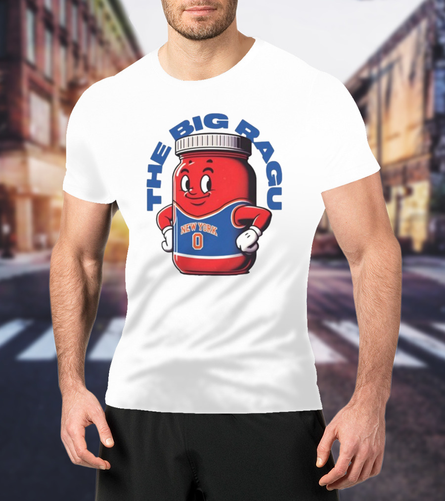 The Big Ragu New York 0 Cartoon Jar T-Shirt