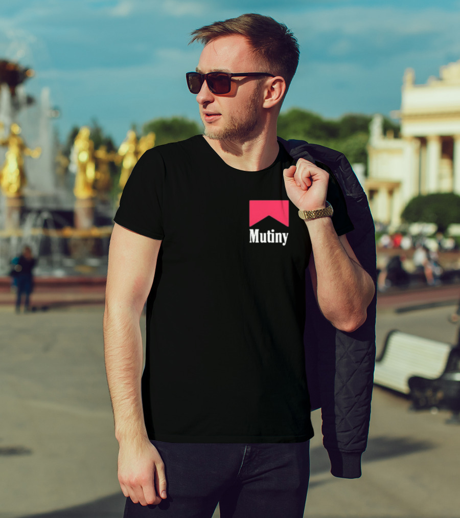 Peter McCormack Mutiny Bold Red Banner T-Shirt