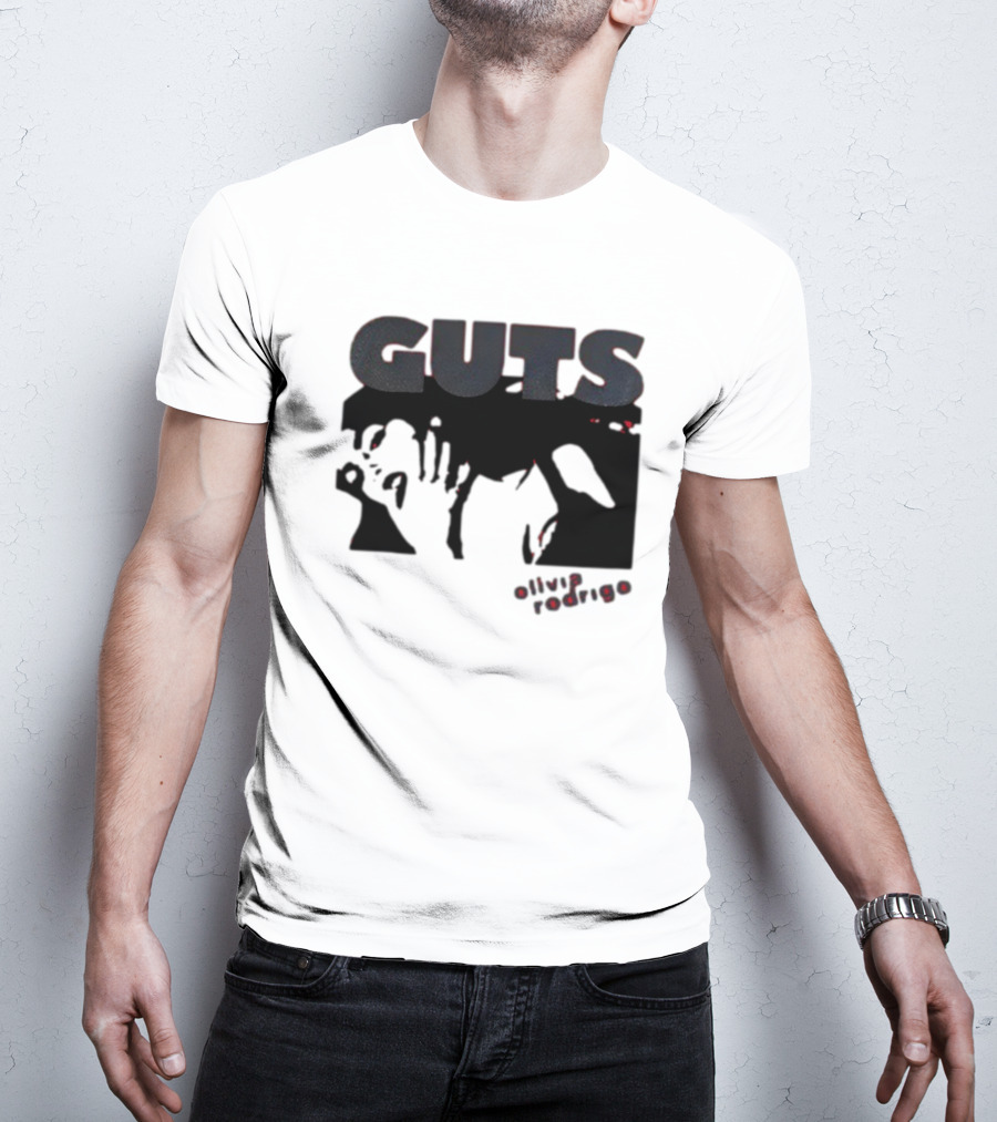 Guts Red Glittering Shadowy T-Shirt