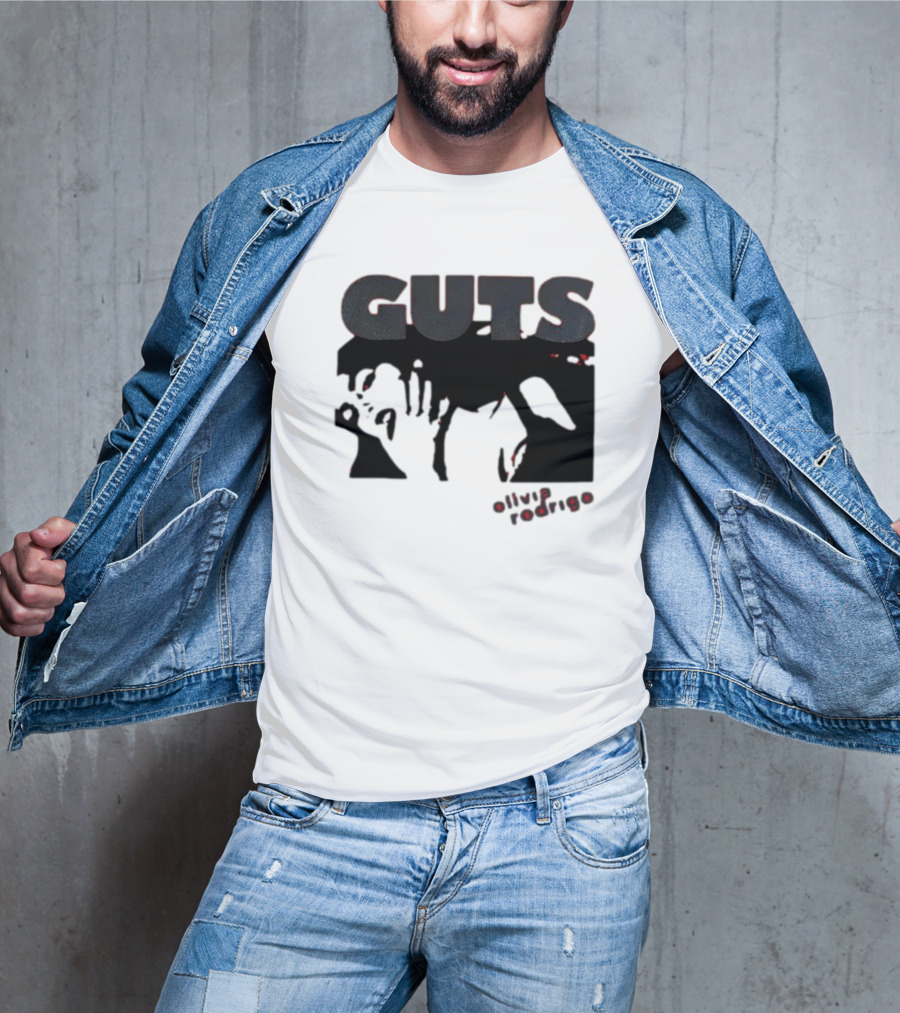 Guts Red Glittering Shadowy T-Shirt